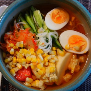 トウモロコシの冷麺